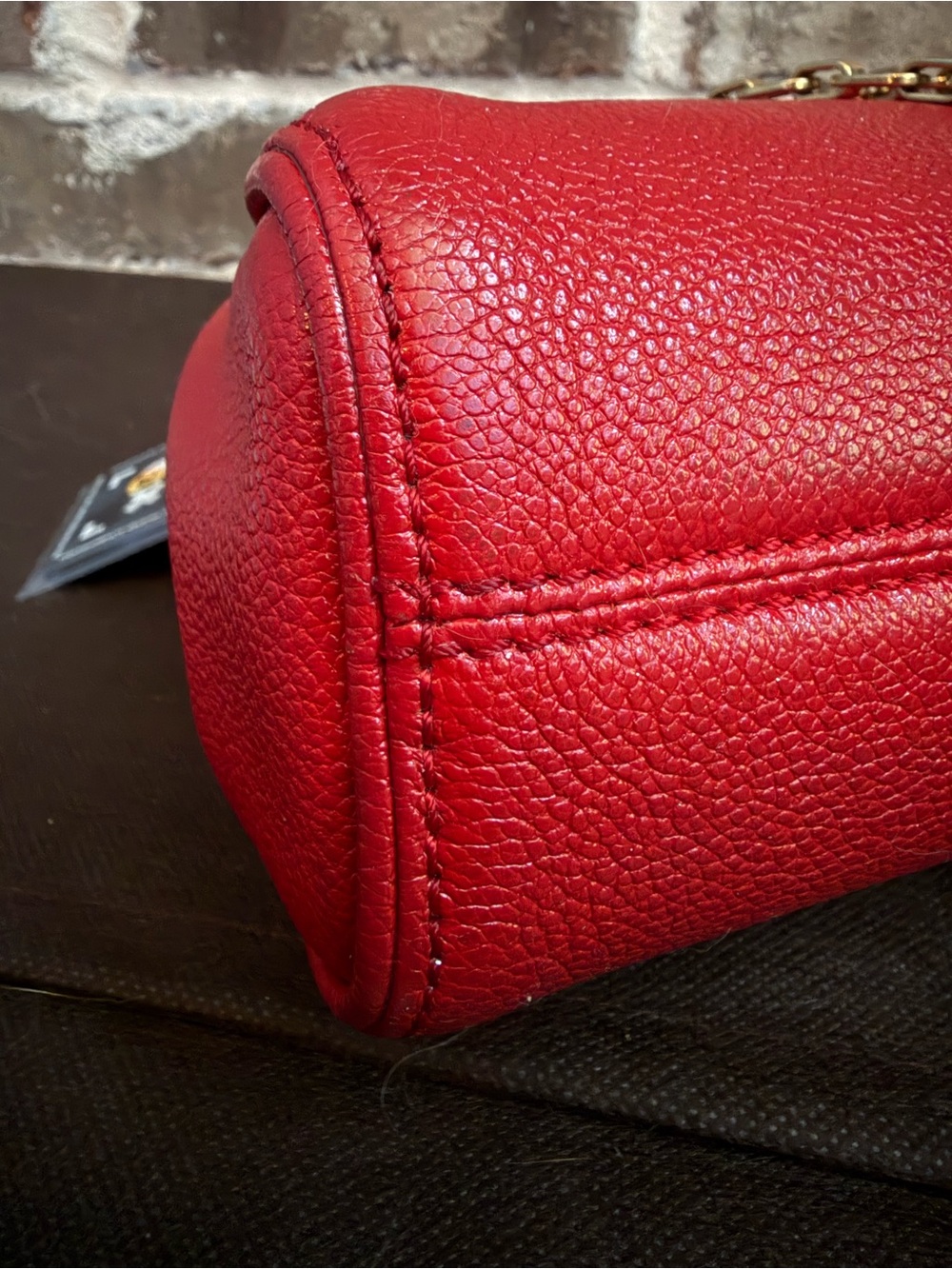 Red Louis Vuitton Monogram Empreinte Saint-Germain crossbody shoulder bag - Picture 4 of 12
